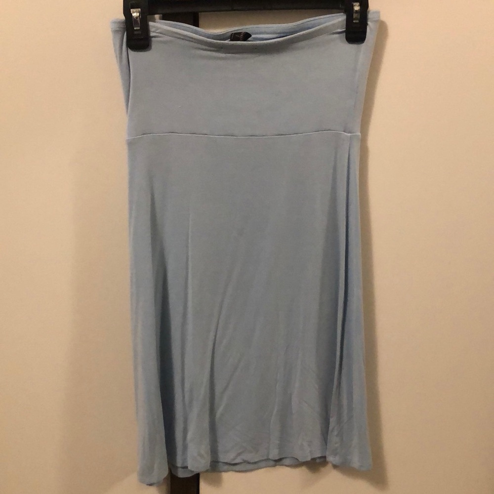 blue dress